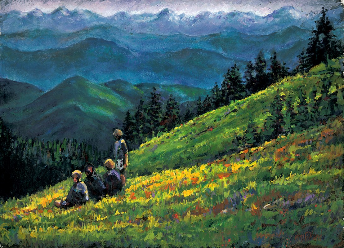 mountaintop of dreams | Landscapes of British Columbia | Artist | Kim Pollard | Canada | Pollard