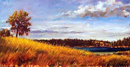 One August Day | Landscape Painting | Kim Pollard | Canadian Artist | British Columbia | Cariboo