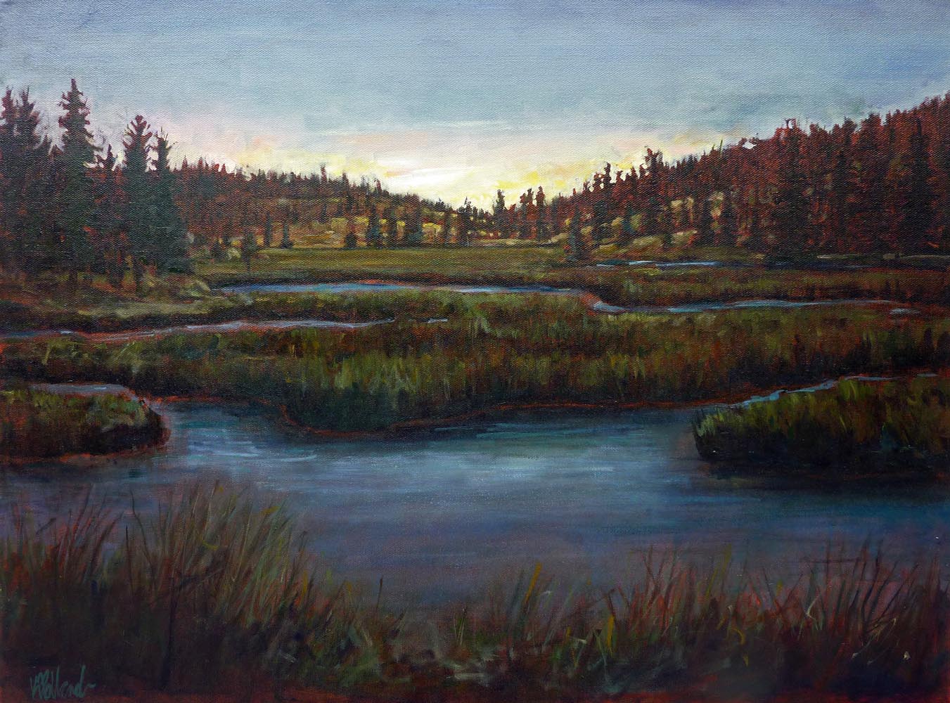 Aubades | Landscapes of British Columbia | Artist painter Kim Pollard | Canada | Pacific Northwest