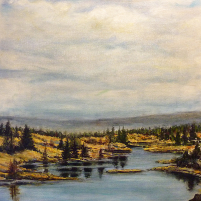 130 Mile Marsh | Landscape Paintings | Kim Pollard | Canadian Artist | British Columbia | Cariboo