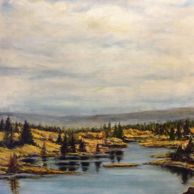 130 Mile Marsh | Landscape Paintings | Kim Pollard | Canadian Artist | British Columbia | Cariboo