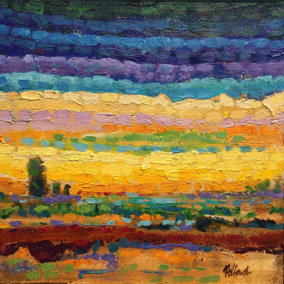 Autumn Vintage 2 | Visceral Landscapes | Kim Pollard | Canadian Artist | British Columbia | Abstract Painting 