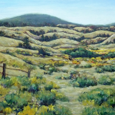 Sagebrush and Time | Landscape Paintings | Kim Pollard | Canadian Artist | British Columbia | Douglas Lake Ranch