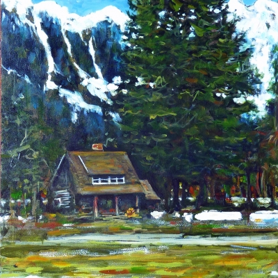 Snowline | Landscape Paintings | Kim Pollard | Canadian Artist | British Columbia | Landscape Painting