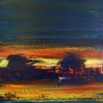 Daybreak | Visceral Landscapes | Kim Pollard | Canadian Artist | Abstract Painting