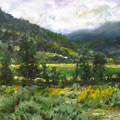 Sage Meadow | Landscape Paintings | Kim Pollard | Canadian | Artist | British Columbia | Ashcroft | Landscape Painting 