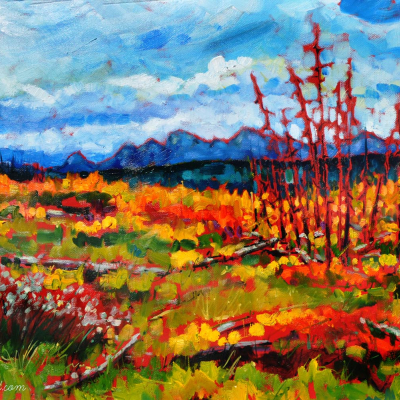 Wild Horse Road | Landscape Paintings | Kim Pollard | Canadian Artist | Alberta | Wild Horse Country