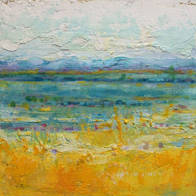 In the Distance | Visceral Landscapes | Kim Pollard | Canadian Artist | Abstract Landscape