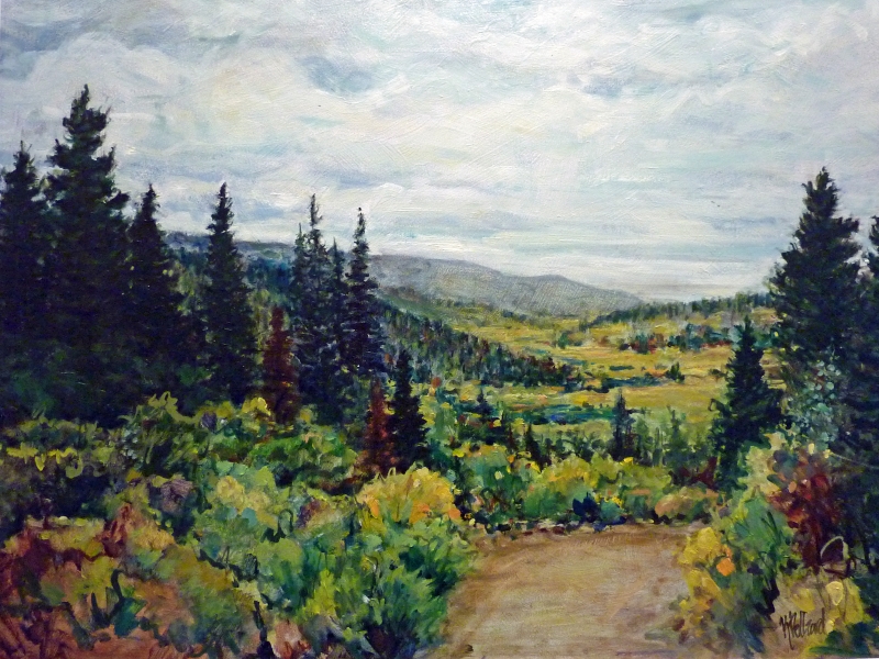 Cariboo Afternoon | Landscape Paintings | Kim Pollard | Canadian Artist | British Columbia | Cariboo