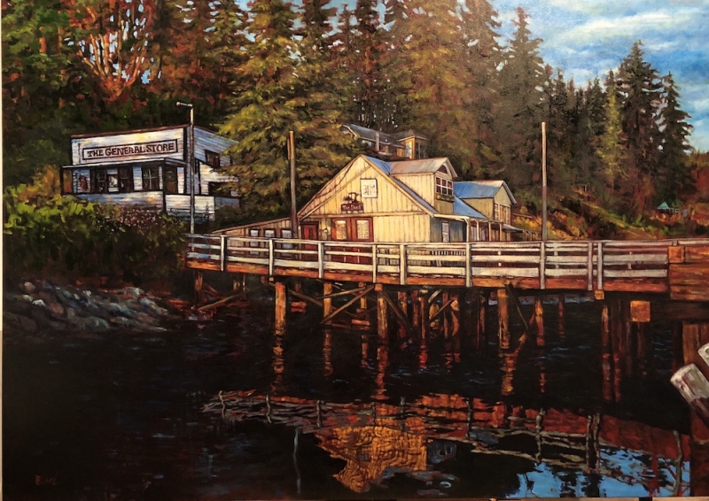Port Washington, Pender Island, BC | Landscape Paintings | Kim Pollard | Canadian Artist | Pender Island | British Columbia