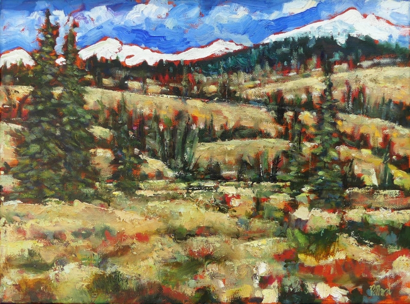 Ya Ha Tinda 1 | Landscape Paintings | Kim Pollard | Canadian Artist | Alberta | Wild Horse Country