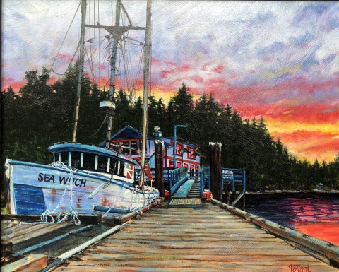 Sea Witch | Landscape Paintings | Kim Pollard | Canadian Artist | Pender Island | British Columbia  