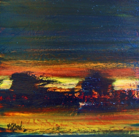 Daybreak | Visceral Landscapes | Kim Pollard | Canadian Artist | Abstract Painting